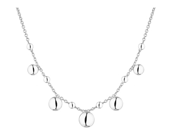 Stříbrný náhrdelník - kuličky
