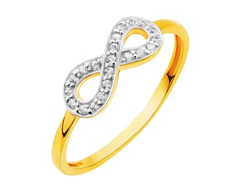 Złoty pierścionek z cyrkoniami - nieskończoność></noscript>
                    </a>
                </div>
                <div class=