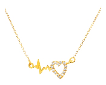 8ct Yellow Gold Necklace with Cubic Zirconia></noscript>
                    </a>
                </div>
                <div class=