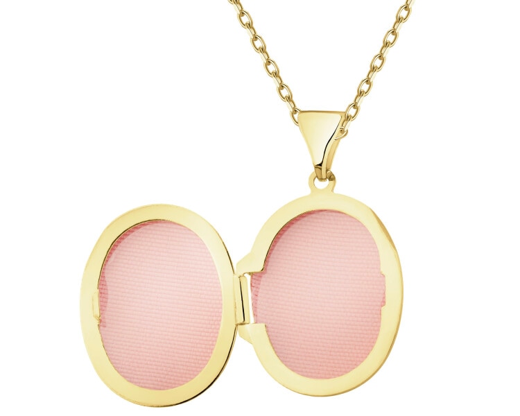 Złota zawieszka - puzderko - stópki