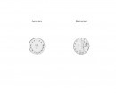 Kolczyki srebrne - monety, love