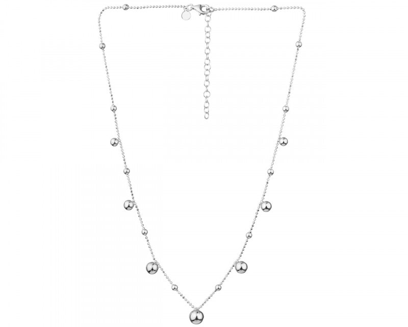 Sterling Silver Necklace - Balls