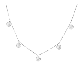 Sterling Silver Necklace - Coins