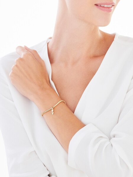 Yellow Gold Diamond Beads Pendant  - Cat - 0,01 ct - fineness 9 K