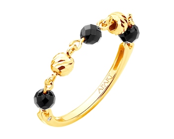 Yellow Gold Diamond Ring with Agate></noscript>
                    </a>
                </div>
                <div class=