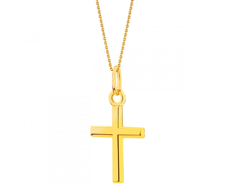 Zlatý přívěsek - kříž
