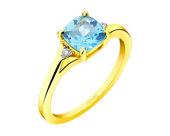 14ct Yellow Gold Ring with Diamonds></noscript>
                    </a>
                </div>
                <div class=