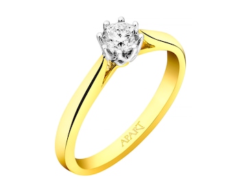 Yellow & White Gold Diamond Ring 0,50 ct - fineness 14 K></noscript>
                    </a>
                </div>
                <div class=