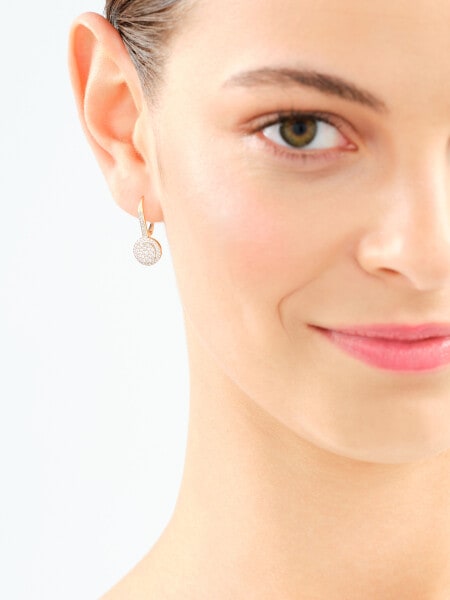 Náušnice ze žlutého zlata s diamanty - 0,50 ct - ryzost 585