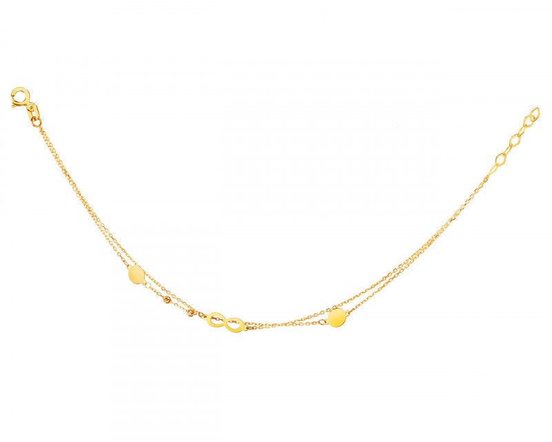 Yellow Gold Bracelet - Infinity