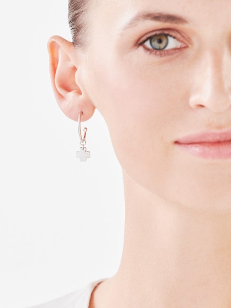 Sterling Silver Earrings - Clover