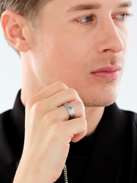 Stainless Steel Gents Ring