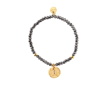 Gold Plated Brass Bracelet with Hematite and Cubic Zirconia - Scorpio></noscript>
                    </a>
                </div>
                <div class=