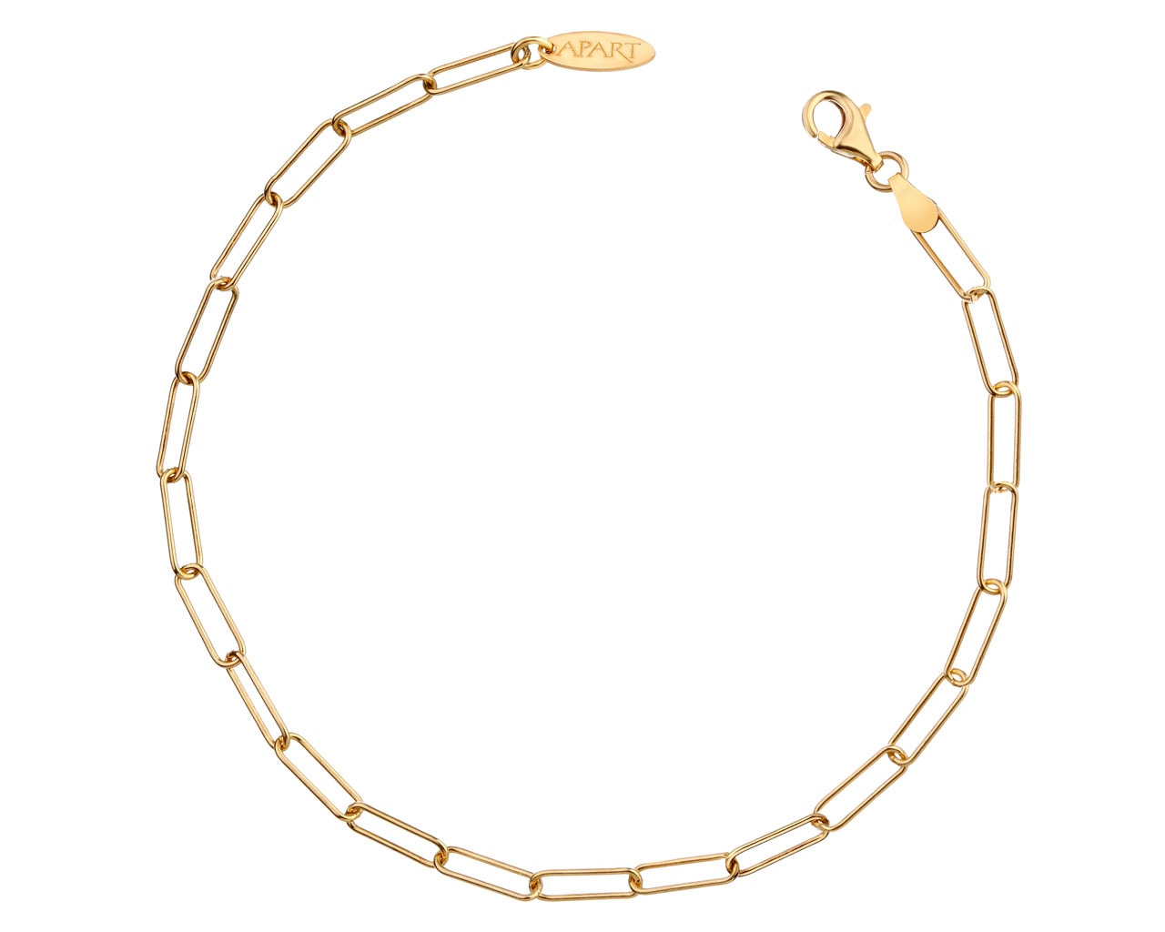Gold Plated Silver Charms Bracelet
