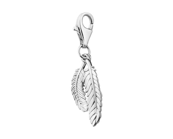 Sterling Silver Charms Pendant - Feathers></noscript>
                    </a>
                </div>
                <div class=