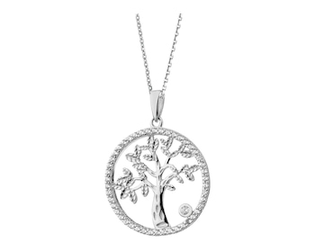 Sterling Silver Pendant with Cubic Zirconia - Tree></noscript>
                    </a>
                </div>
                <div class=