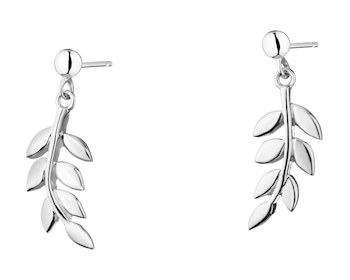 Sterling Silver Earrings - Leaves></noscript>
                    </a>
                </div>
                <div class=