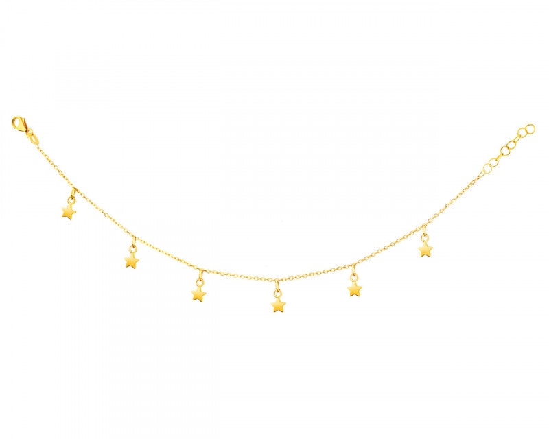 Yellow Gold Bracelet - Stars