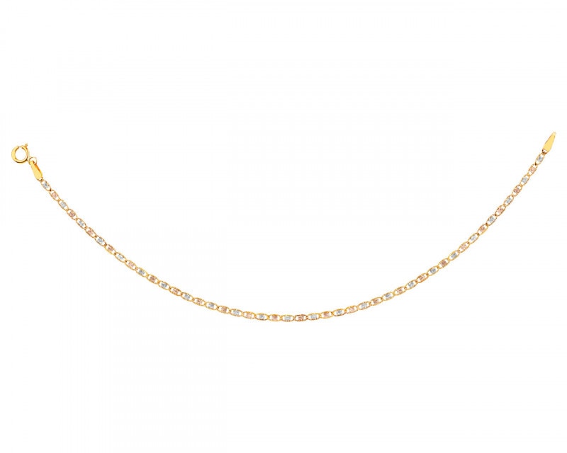 Tri-Color Gold Bracelet