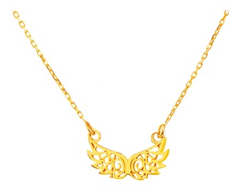 Zlatý náhrdelník - křídla