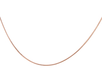 Rose Gold Plated Silver Neck Chain