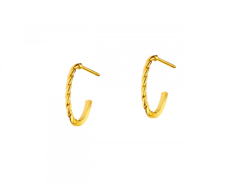 Yellow Gold Earrings