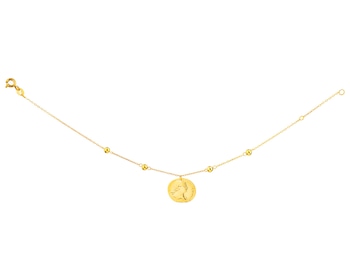 Yellow Gold Bracelet - Coin