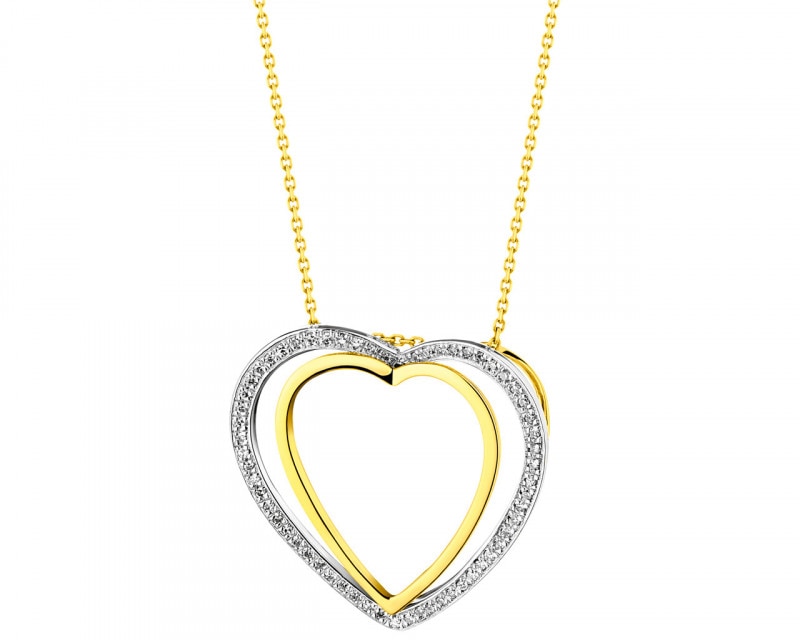 18ct White Gold Horseshoe Diamond Necklace - Robinson Goldsmiths
