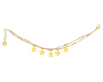 Gold Plated Bronze Bracelet - Stars></noscript>
                    </a>
                </div>
                <div class=