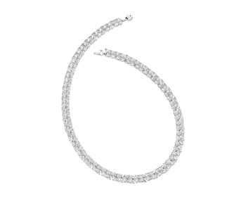 Sterling Silver Collar Necklace with Cubic Zirconia></noscript>
                    </a>
                </div>
                <div class=