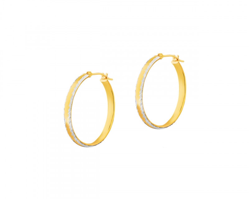 Yellow Gold Earrings - Hoop