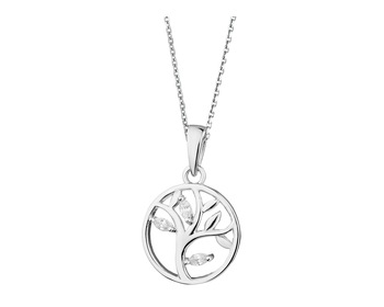 Sterling Silver Pendant with Cubic Zirconia - Tree></noscript>
                    </a>
                </div>
                <div class=