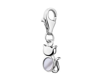 Sterling Silver Charms Pendant with Mother of Pearl - Cat></noscript>
                    </a>
                </div>
                <div class=