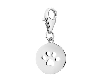 Sterling Silver Charms Pendant - Paw