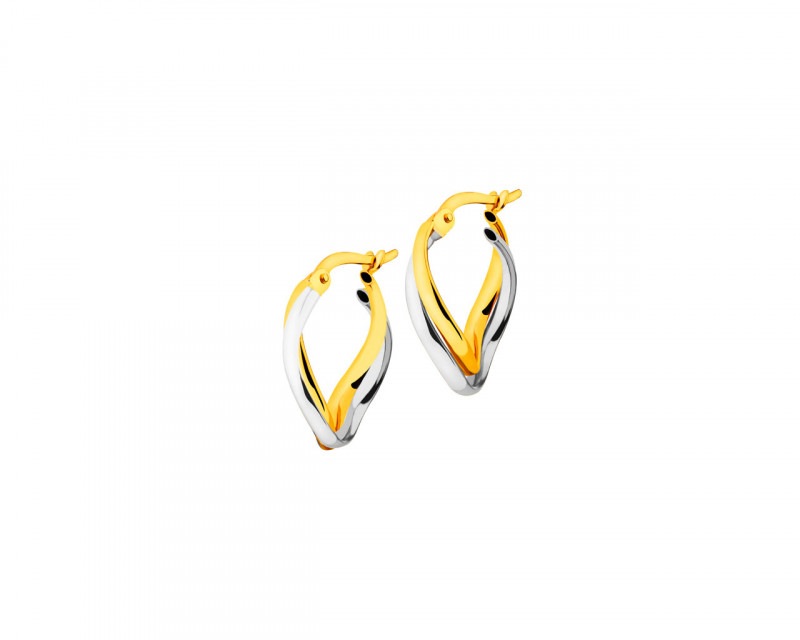 Yellow & White Gold Earrings