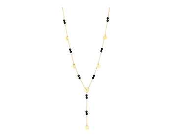 9 K Yellow Gold Necklace with Diamond 0,005 ct - fineness 9 K></noscript>
                    </a>
                </div>
                <div class=