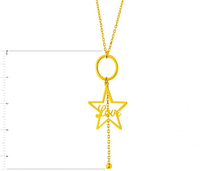 Zlatý náhrdelník - hvězda