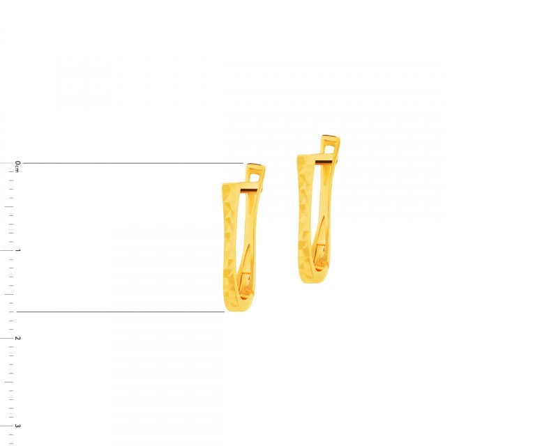 14 K Yellow Gold Earrings 