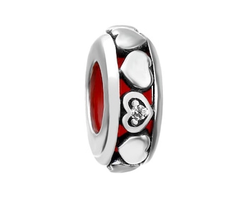 Rhodium-Plated And Oxidized Silver Stopper Bead with Cubic Zirconia></noscript>
                    </a>
                </div>
                <div class=