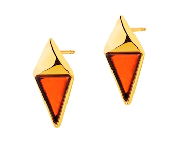 8 K Yellow Gold Earrings with Amber></noscript>
                    </a>
                </div>
                <div class=