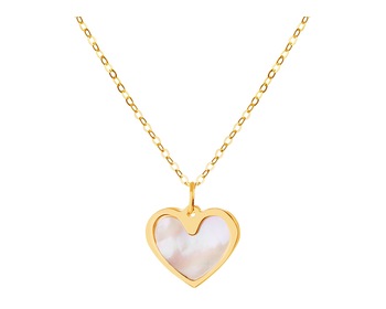 Złoty naszyjnik z masą perłową - serce></noscript>
                    </a>
                </div>
                <div class=