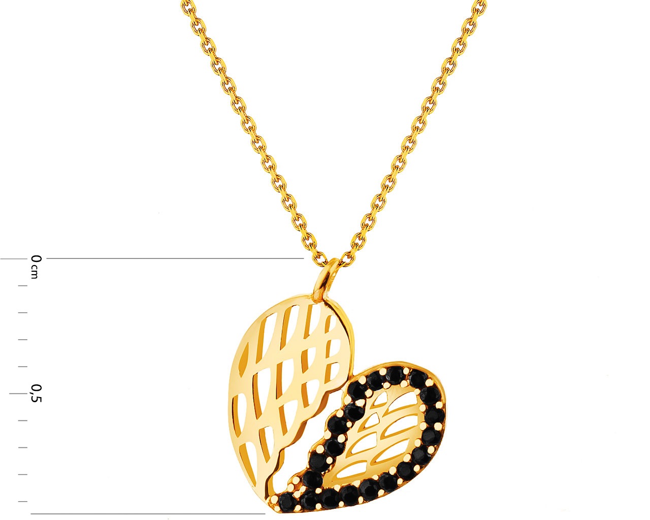 Zloty Naszyjnik Z Cyrkoniami Serce Nr Wzoru Ap526 9585 Apart Zloty Naszyjnik Z Cyrkoniami Serce Nr Wzoru Ap526 9585 Apart