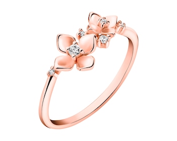 Sterling Silver Ring with Cubic Zirconia - Flowers></noscript>
                    </a>
                </div>
                <div class=