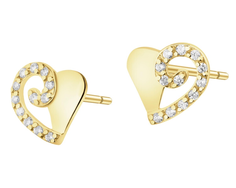 Gold earrings