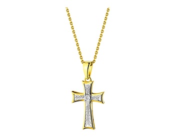 375 Yellow Gold, Unplated White Gold Pendant with Diamond></noscript>
                    </a>
                </div>
                <div class=