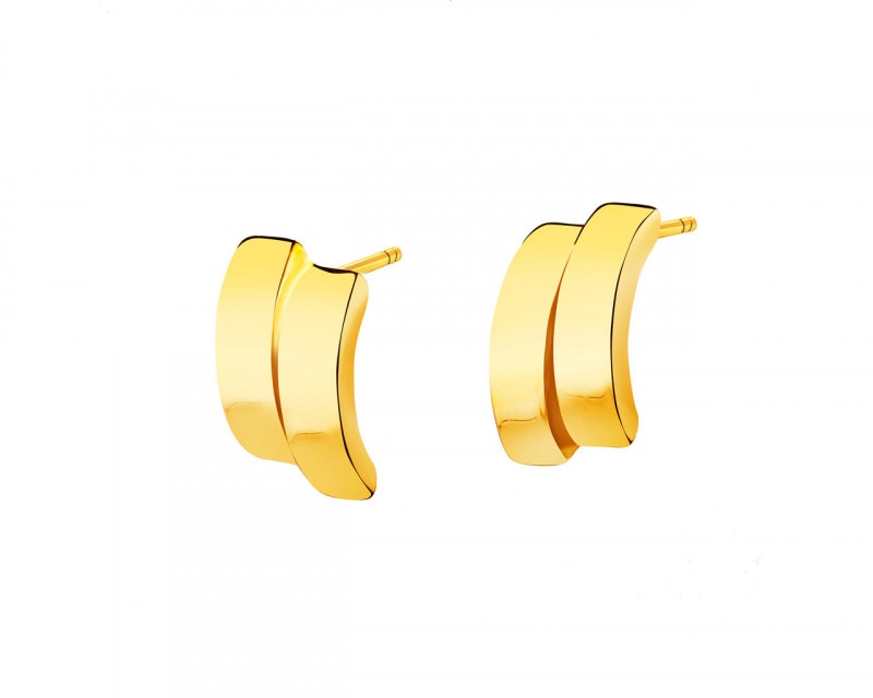 Gold earrings