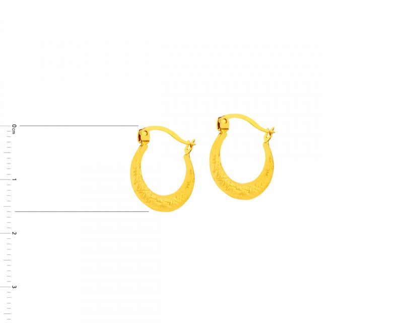 14 K Yellow Gold Earrings