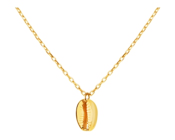 Zlatý náhrdelník - mušle Kauri