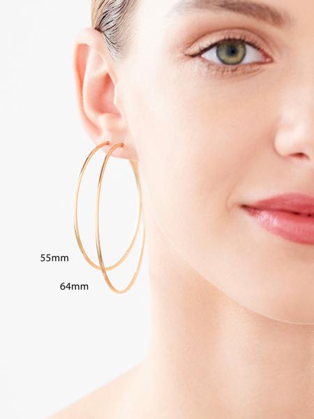 Gold-Plated Silver Earrings