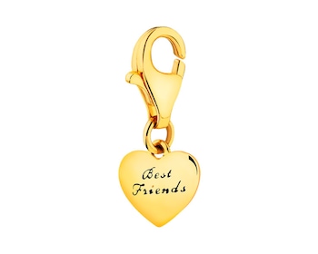 Gold plated silver charm pendant - friendhip, heart></noscript>
                    </a>
                </div>
                <div class=